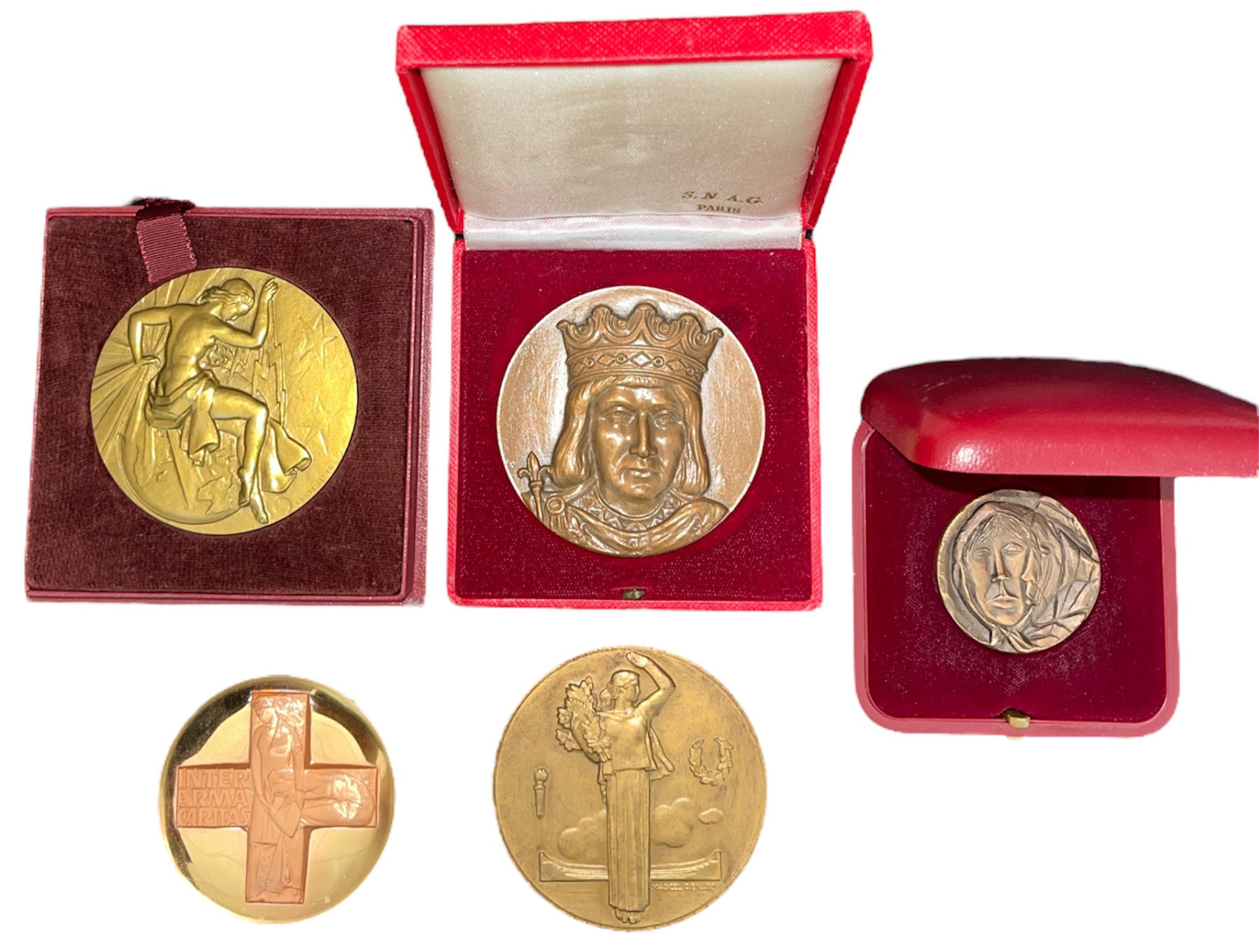 Éthiopie - Lot de 6 médailles éthiopiennes. - Médaille militaire